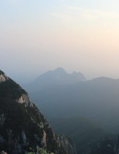 The infamous mountain run at Songshan Shaolin Temple