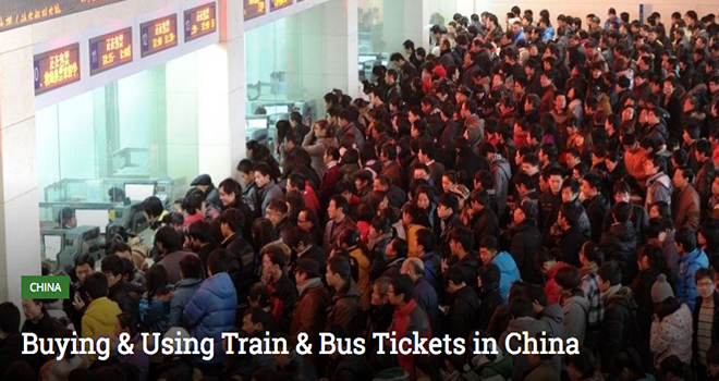 Buying & Using Train & Bus Tickets in China